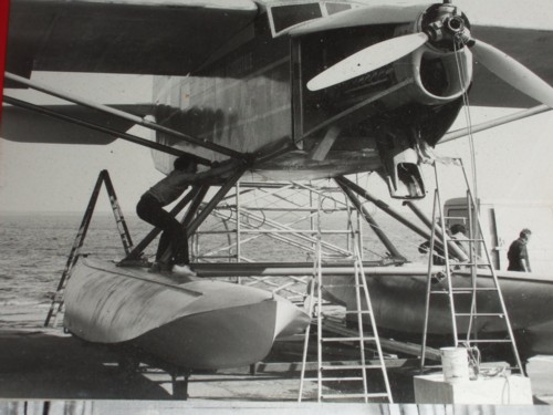 L'Aéropostale, courrier du ciel (Série TV) , Réalisé par Gilles GRANGIER de 1980 à 1981, hydravion fabriquer spécialement pour le film.