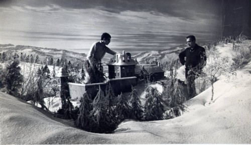 Maquette du film Mayerling en 1969.